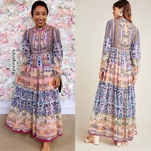 summer flowy maxi dress Nightingale Floral Maxi Small